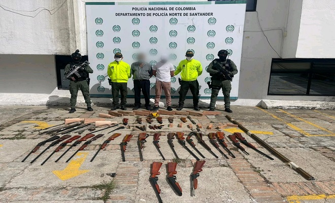 En Ocaña desmantelamos una fábrica clandestina de armamento