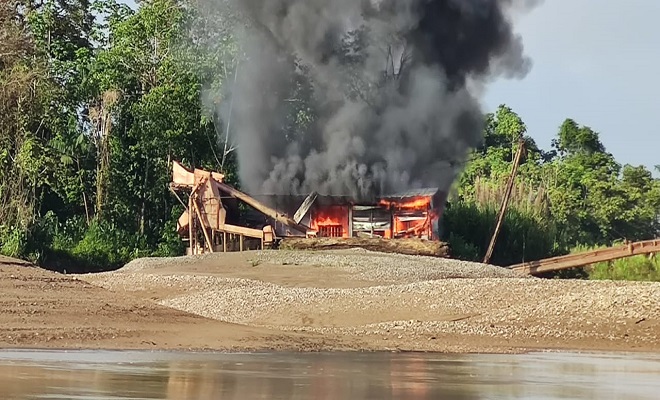 Diez entables mineros fueron intervenidos en el municipio de Rio Quito Chocó