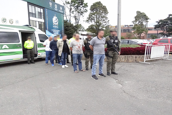 Capturadas seis personas con fines de extradición, integrantes de una red criminal vinculada al clan del golfo