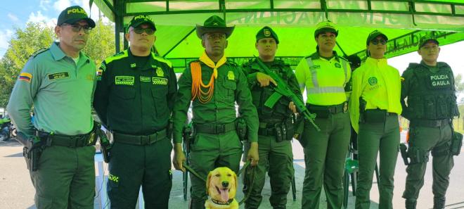Dispositivo de seguridad para brindar seguridad y acompañamiento en el día de las velitas