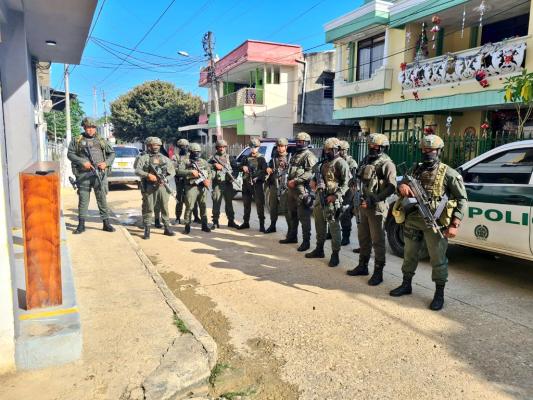Dispotivo Policial en Magangué