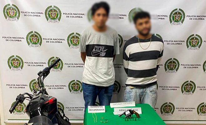 Tras oportuna reacción policial frustrado hurto en el barrio Laureles de Medellín