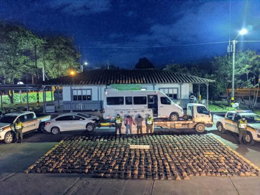 Se logra la incautación de 752 paquetes con estupefacientes