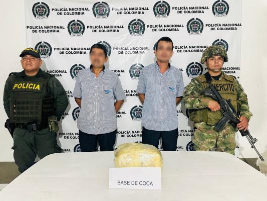 Dos capturas con 7745 gramos de coca