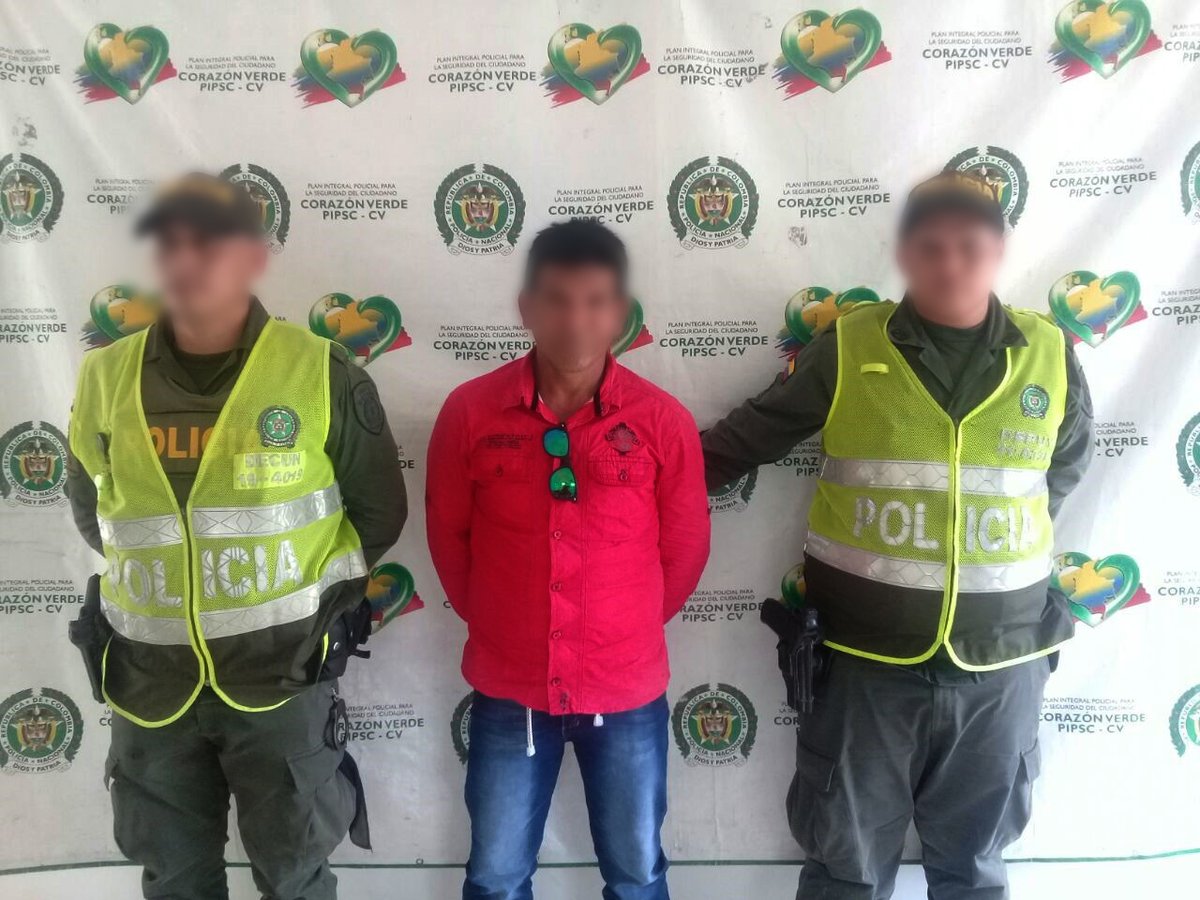 Esta persona era solicitado por su prontuario delictivo en la ciudad de Neiva en el Huila 