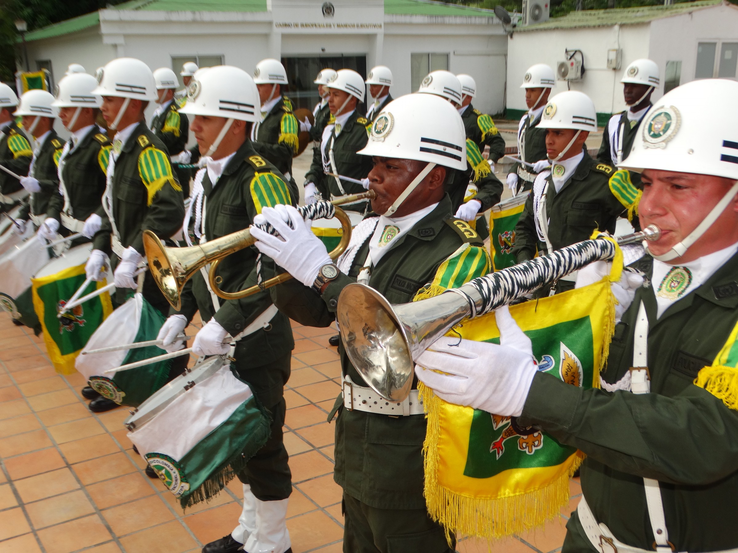 Ceremonia juramento de bandera  Auxiliares de Policía