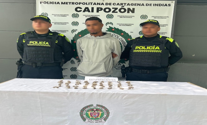 Capturado alias "el Jhonny" por trafico de estupefacientes 