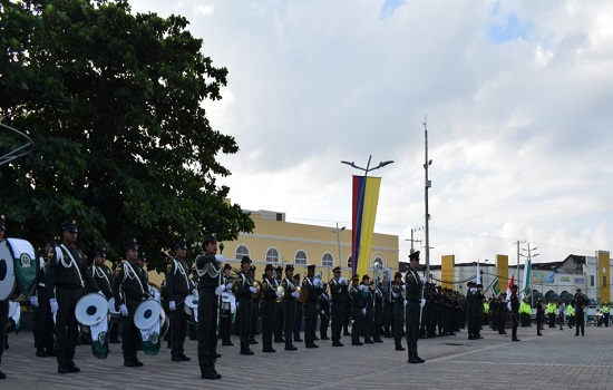 La celebración se llevó a cabo con una ceremonia en la Plaza María Varilla de la ciudad de Montería