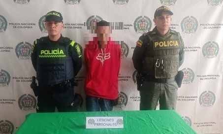 En el municipio de Calarcá un sujeto es capturado por el delito de lesiones personales 