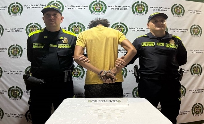 El estupefaciente fue dejado a disposición de la autoridad competente