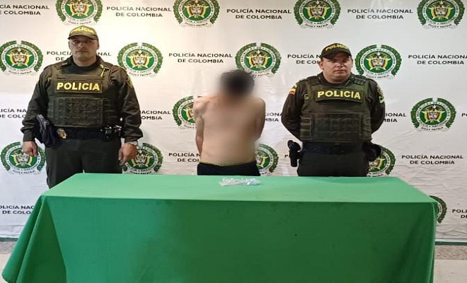 En flagrancia, policía captura un hombre por homicidio
