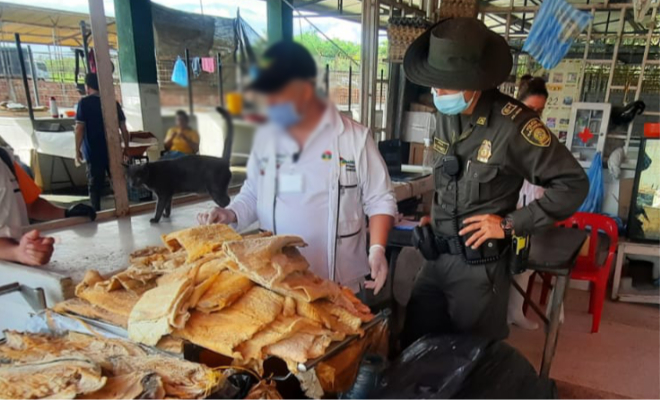 Controles sobre la venta de pescado antes del inicio de semana santa 