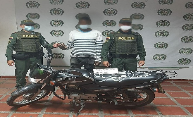 En pocas horas recuperamos y devolvió a su dueño motocicleta