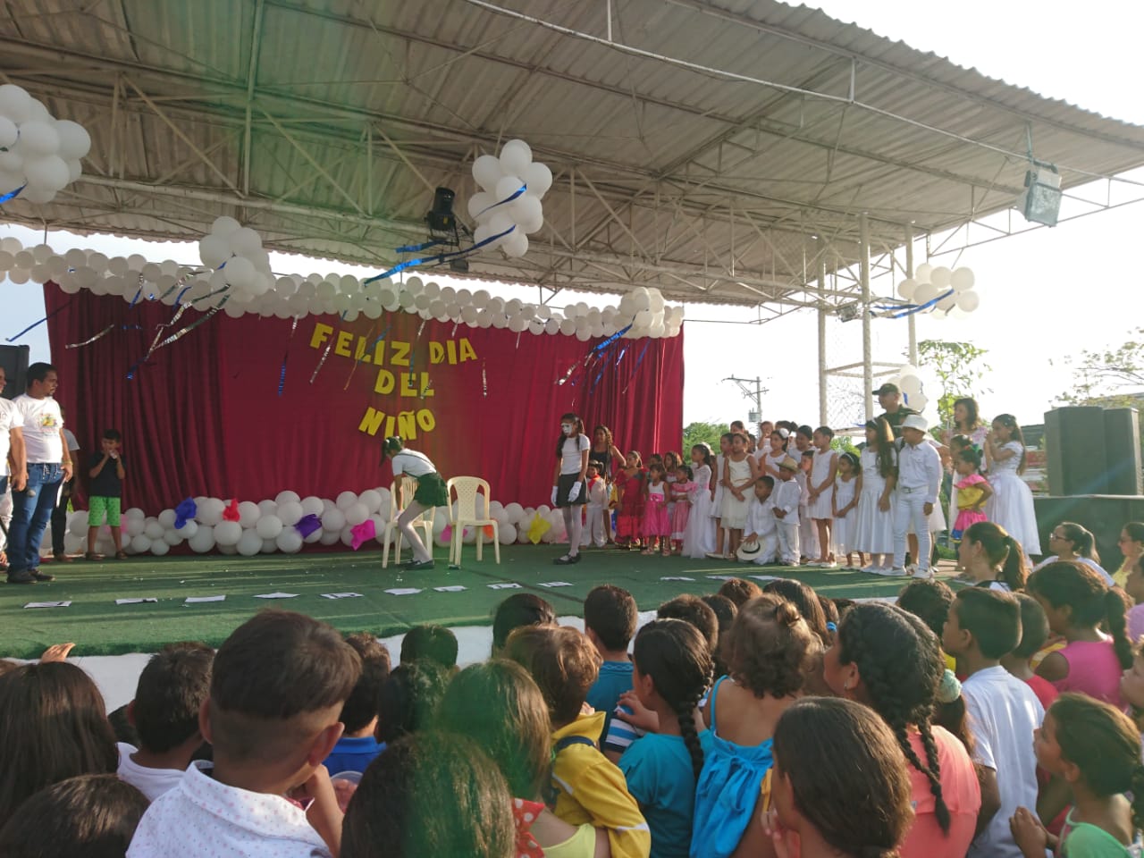 trabajo interinstitucional-comunidad-dia del niño-san sebastian-prevencion-parroquia-notaria unica-magdalena