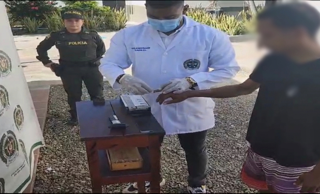 Enrolamiento Biométrico del segundo capturado