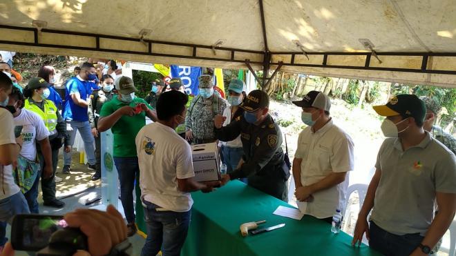 Con plan desarme fortalece la convivencia y seguridad ciudadana Sucre