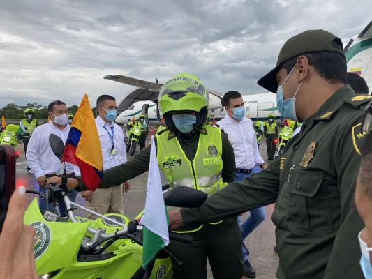 Con el apoyo del Ministerio del Interior fortalecemos el parque automotor en Putumayo