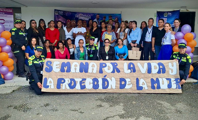 En el año 2017, Popayán fue pionera a nivel nacional en la creación de la Patrulla de Género, hoy Patrulla Púrpura.