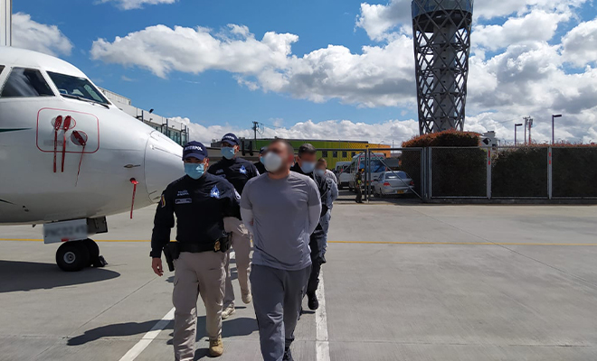 Extraditados a estados unidos 6 ciudadanos colombianos requeridos por tráfico de drogas y otros delitos