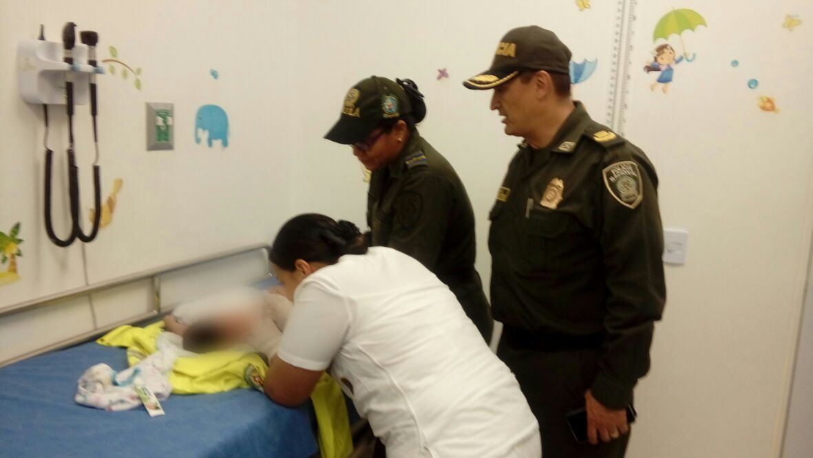 Unidades-Gaula--policía-Cali- rescata sana y salva-niña-Guadalupe