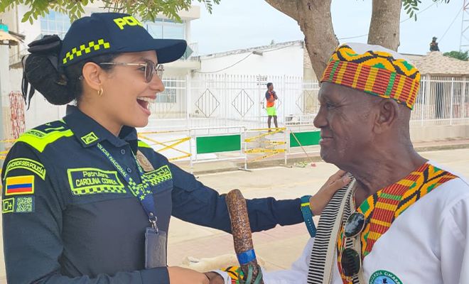 Fortalecimiento de los lazos de amistad entre la Policía nacional y la guardia Cimarrona