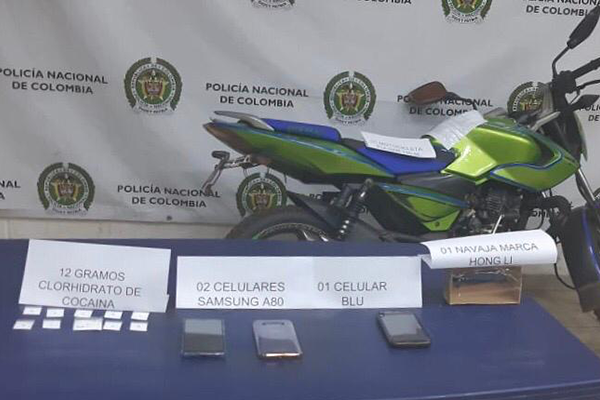 elementos incautados