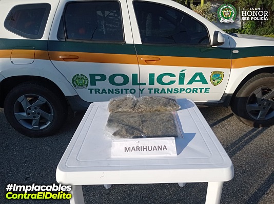 Marihuana incautada
