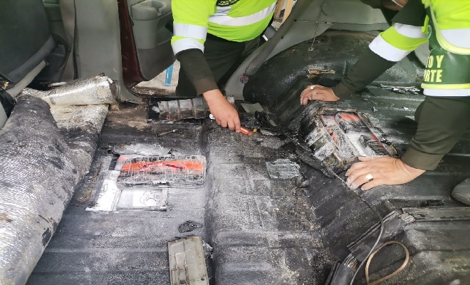 Incautados 102 kilogramos de clorhidrato de cocaína  