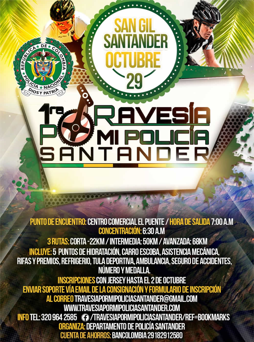 Travesía por mi policía Santander