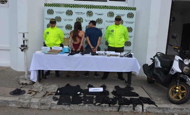 Incautado arsenal de armas pertenecientes a bandas criminales en Barrancabermeja 