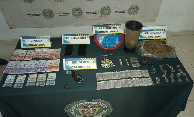 Las capturas se llevaron a cabo en los barrios Dos de Noviembre y Pastrana de esta municipalidad.