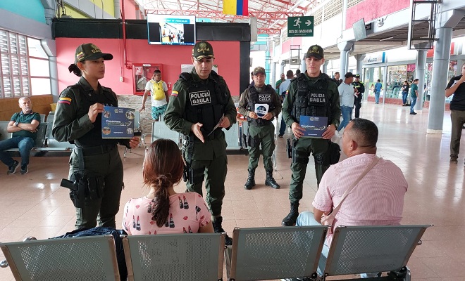 Gaula de Córdoba lidera plan Juntos prevenimos la extorsión