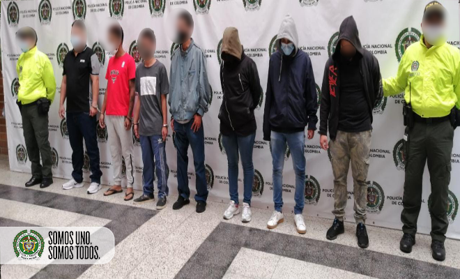 17 capturados en ofensiva contra homicidas en el Valle de Aburrá