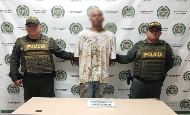 fue dejado a disposición de la Fiscalía General de la Nación por el delito de homicidio agravado 