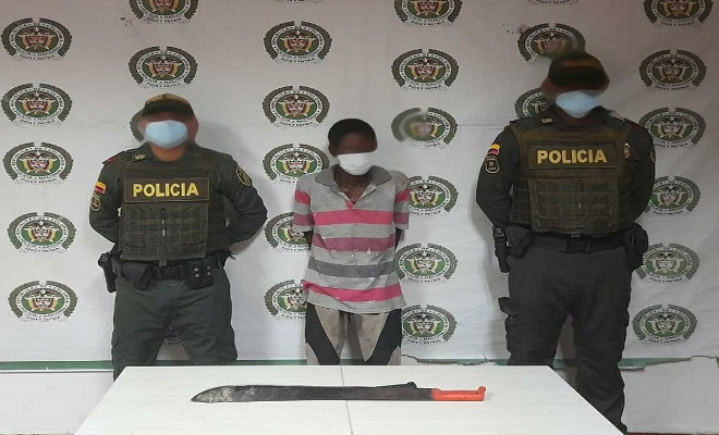 Lo capturamos en flagrancia por el delito de lesiones personales