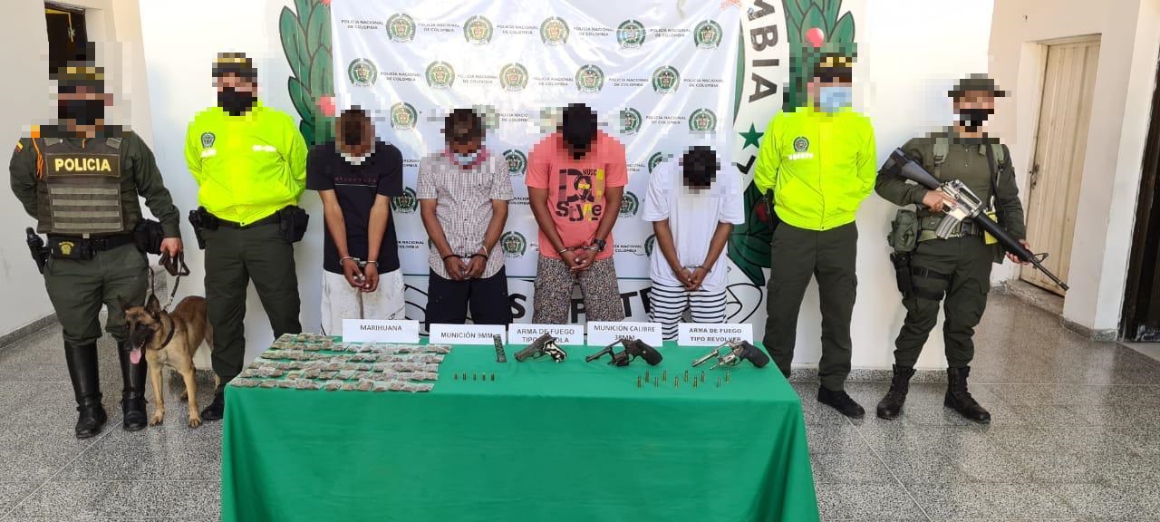 Afectación a la estructura del grupo delincuencial  "Los locales" en el Magdalena Medio