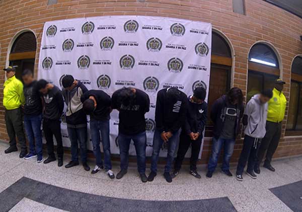 Capturados 80 integrantes de "la terraza, san pablo, mondongueros, la roja, córdoba, bananeros y 13 de noviembre”