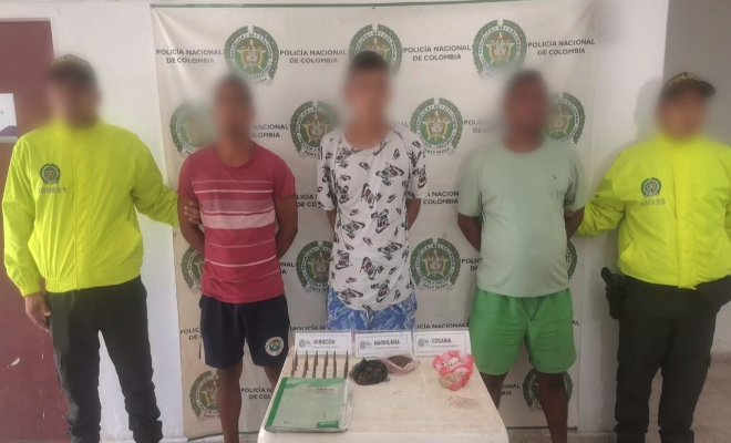 Entre los capturados se encuentra alias pipita, presunto autor intelectual encargado de dinamizar homicidios en la Zona Bananera