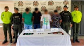 Grupo delincuencial común organizado que se dedicaba al hurto fue desarticulado por la Policía Nacional en Girardot