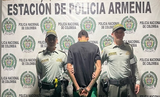 El individuo tenía el arma de fuego consigo