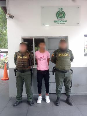 Capturado por hurto calificado y agravado 