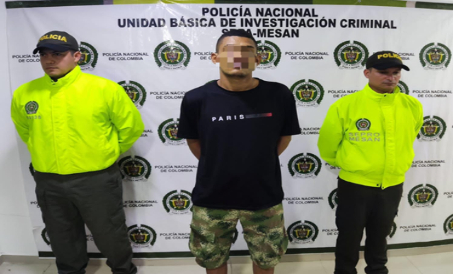 Capturado por el delito de violencia intrafamiliar agravada 