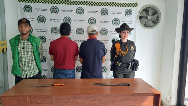 En el municipio de Dosquebradas, se materializa la captura de dos hombres por daños a los recursos naturales