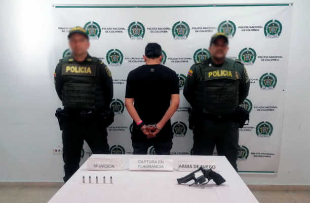 Capturado por porte de armas