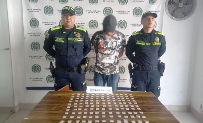 Con base de coca es sorprendido en el municipio industrial 