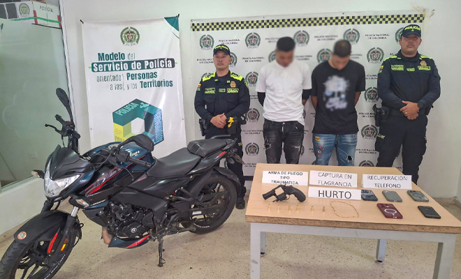 Fueron recuperados e incautados diferentes elementos de alta gama