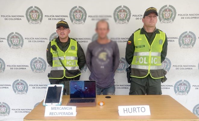 En el procedimiento adelantado fueron recuperados todos los elementos hurtados