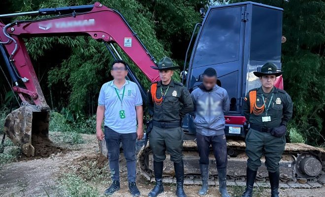 La actividad operacional fue llevada a cabo en el corregimiento de Cerritos