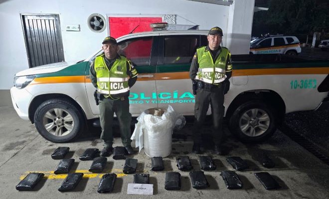 Son incautados 20.000 mil gramos de marihuana camuflados mediante encomienda