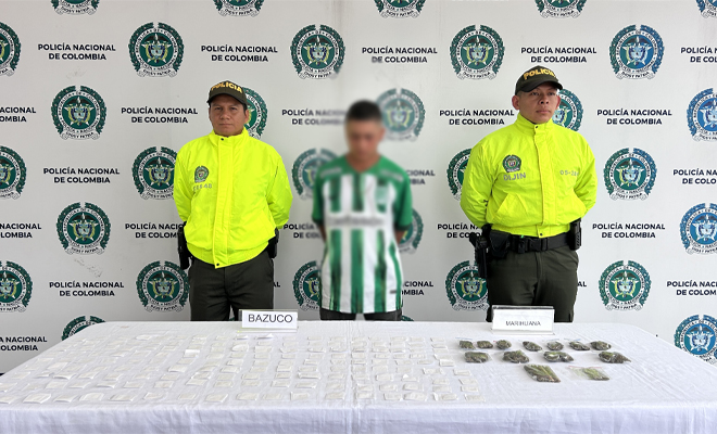 Las actividades operativas arrojaron tres capturas por el delito de tráfico de estupefacientes 